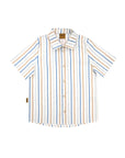 Hebe Stripe Shirt Set