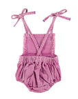 Piupiuchick Washed Lavender Tie Romper