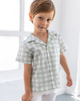 Petit Indi Checked Shirt Set