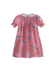 Cera Una Volta Pink Flowers Loredana Dress