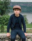 Sweet Threads Navy Stripe Orian Blazer