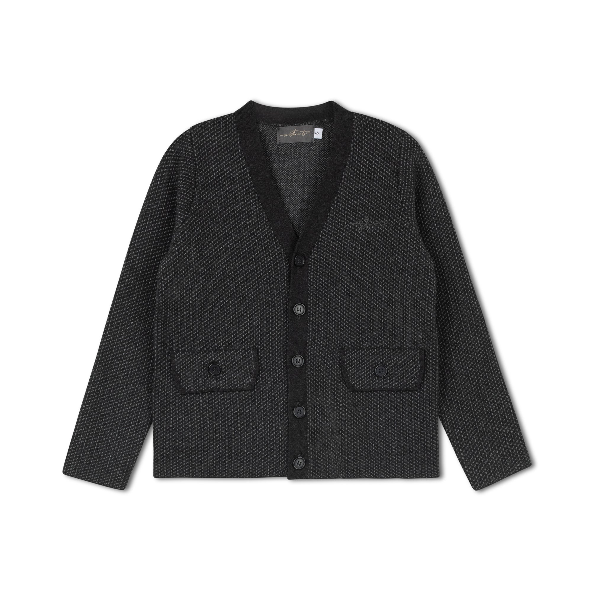 Sweet Threads Monochrome Patterned Blazer