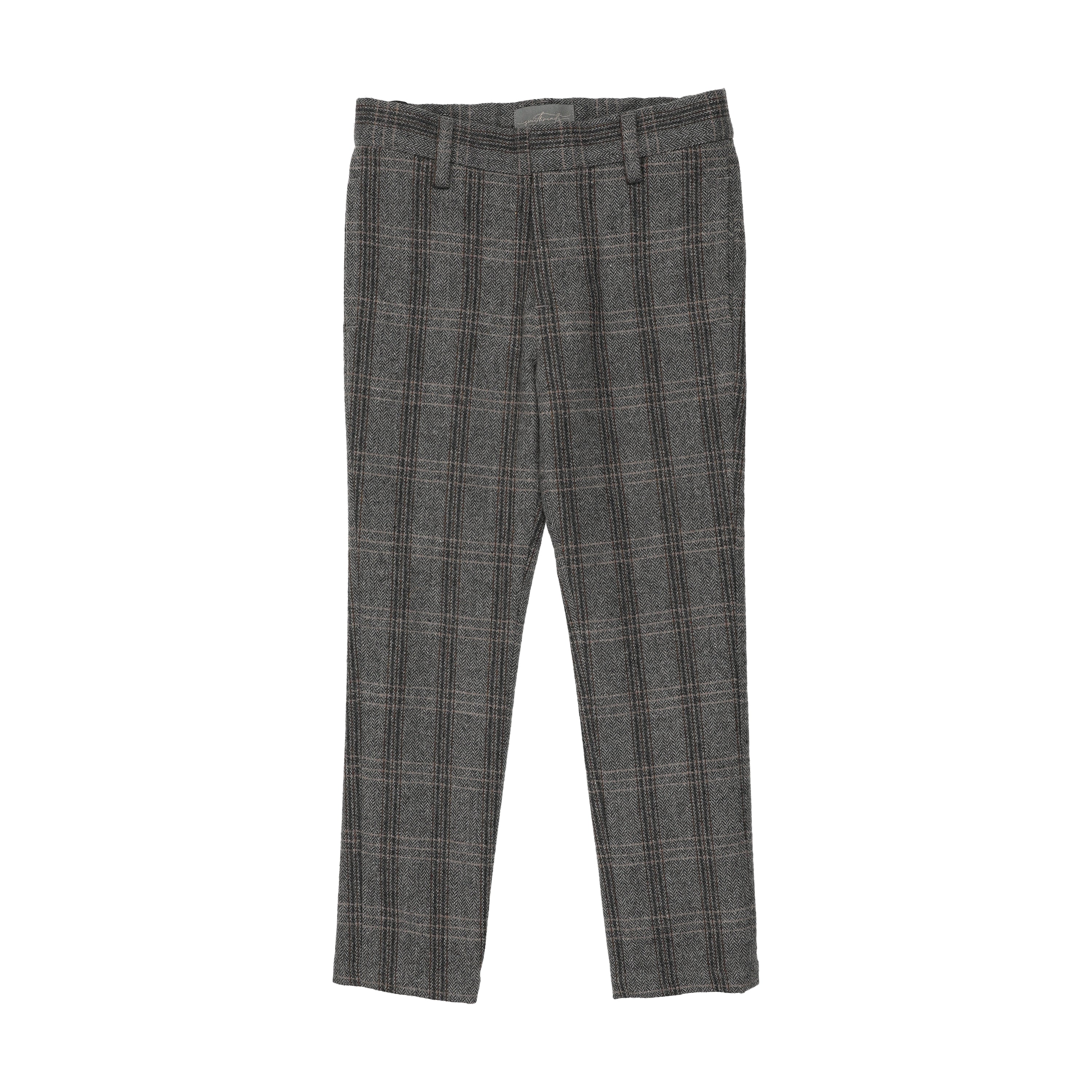 Sweet Threads Grey Plaid Charcoal Pants