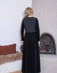 Bonjour Teen Contrast Belt Maxi