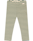 Petit Piao Emerald Green Striped 2pc Set