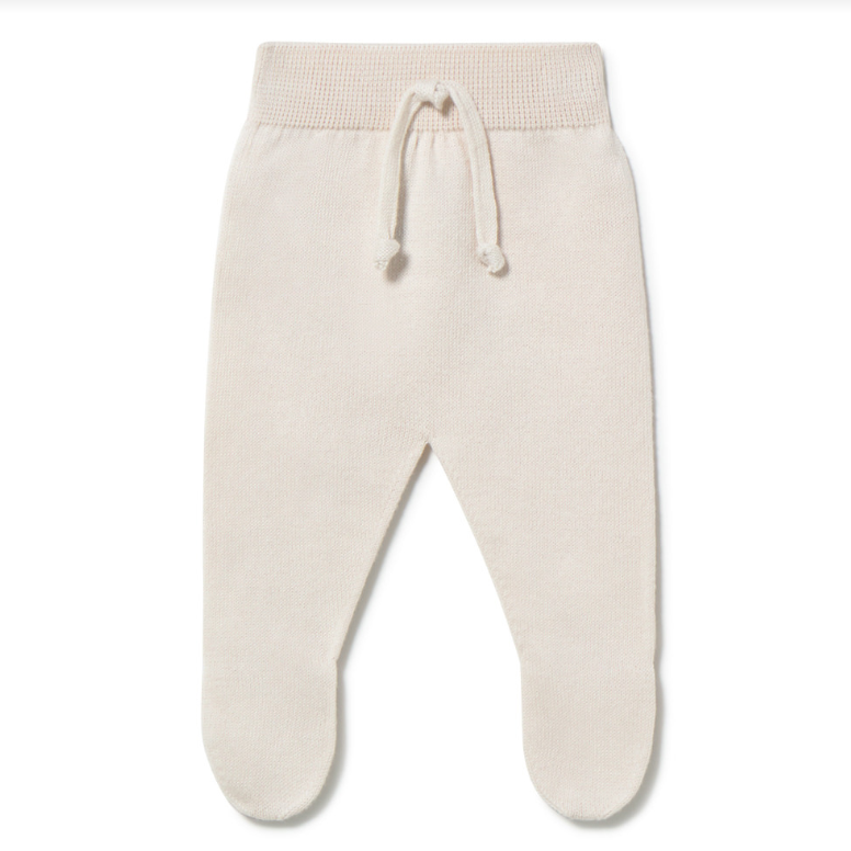 Li And Me Cream Cardigan Set