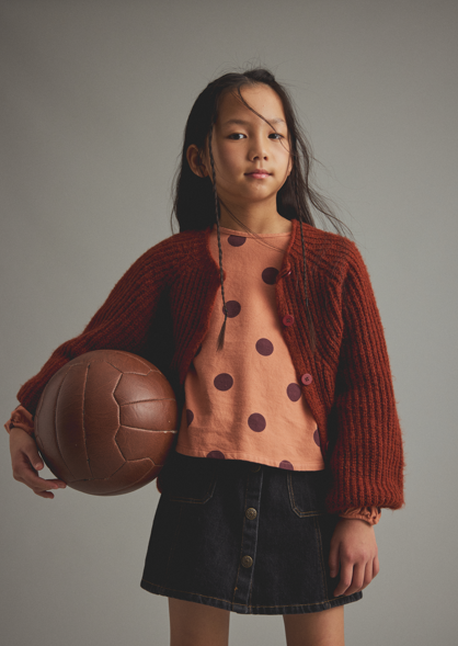 My Little Cozmo Light Tricot Knit Cardigan