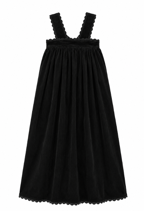 Ann Of Nan Ric Rac Trim Maxi Robe