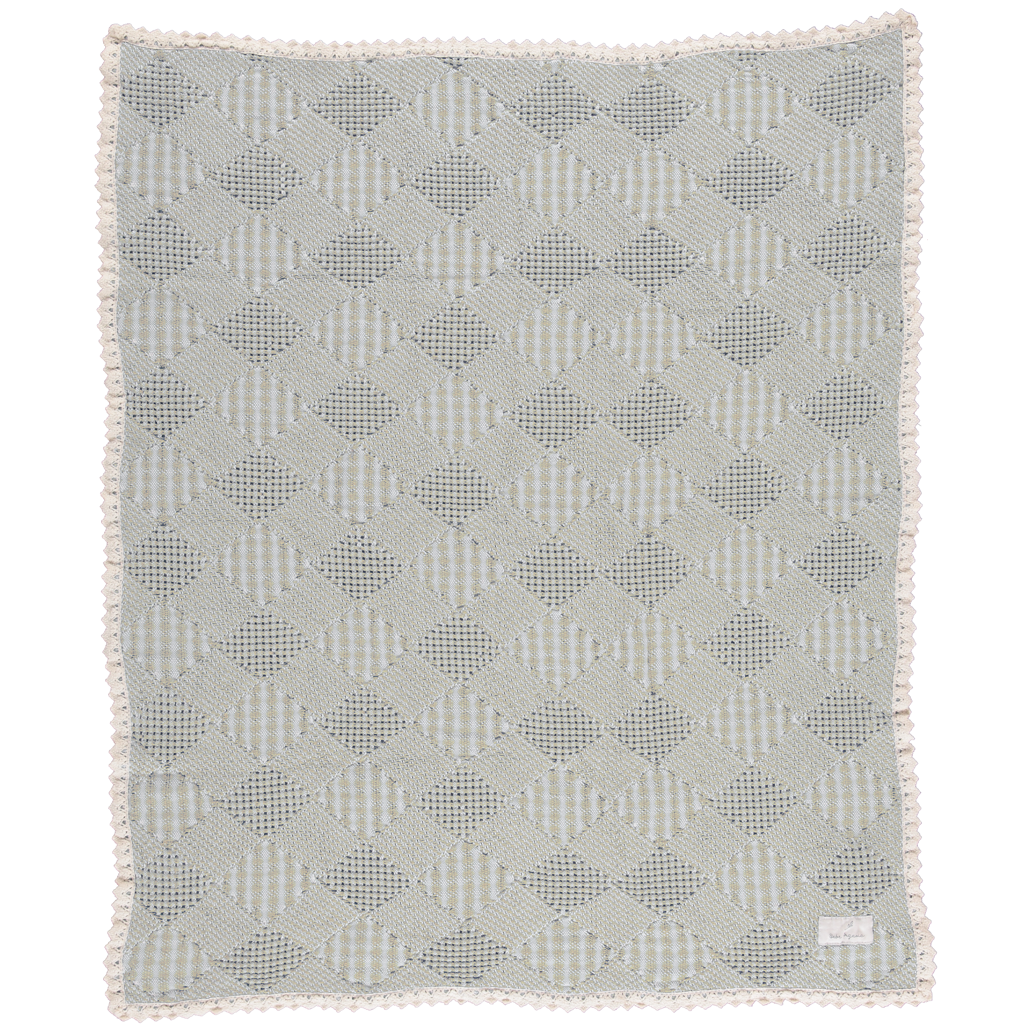 Bebe Organic Plaid Patchwork Blanket