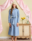 Laurent Front Pocket Denim Dress