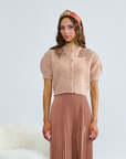 Laurent Stone Millicent Embellished Cardigan Top