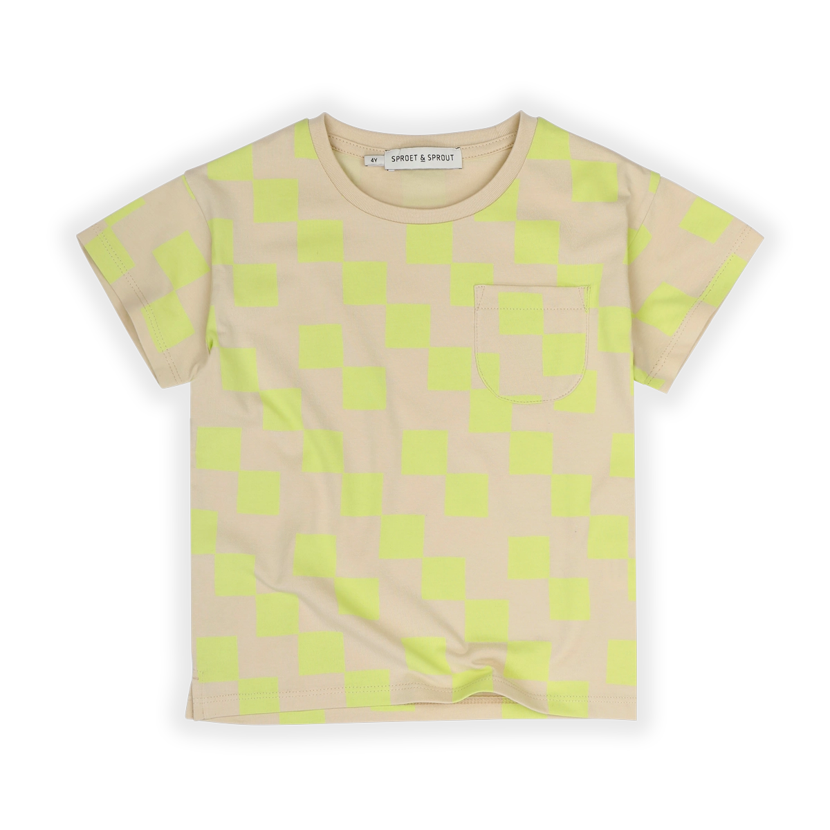 Sproet And Sprout Blocks Print Pocket T-Shirt Set