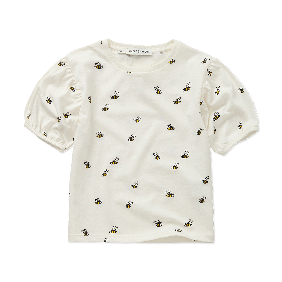 Sproet And Sprout Beez Puff Sleeve T-Shirt