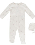 Kipp Pink Butterfly Footie Set