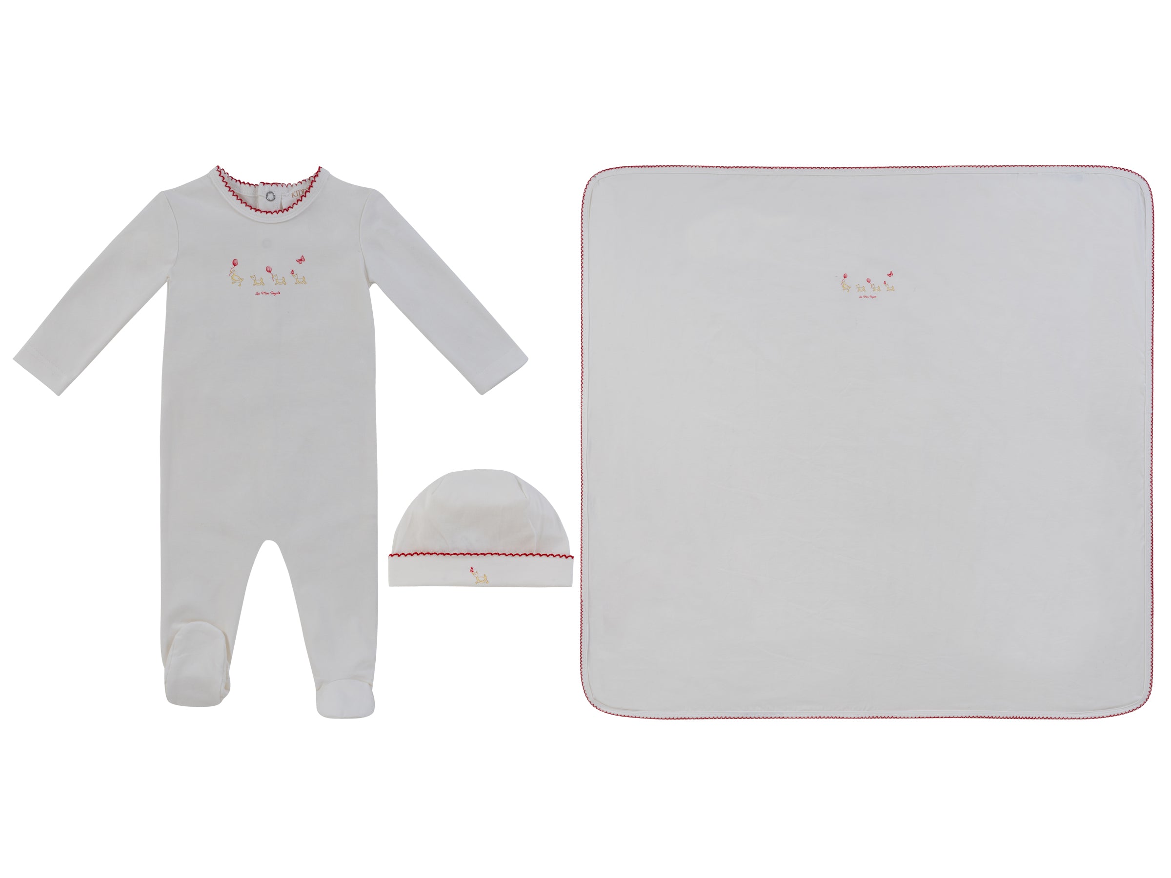 Kipp Red Mini Royals Footie Set