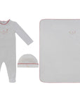 Kipp Red Mini Royals Footie Set