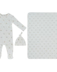 Kipp Petits Amis Blue Footie Set