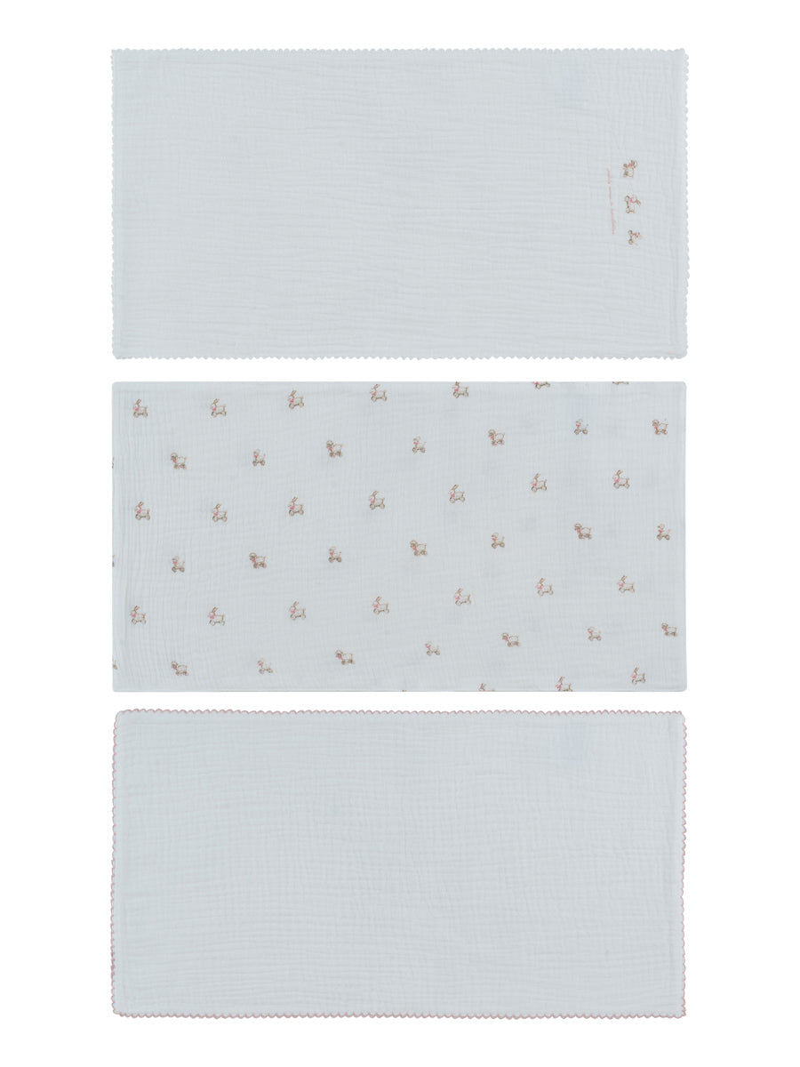 Kipp Petits Amis Plush Burp Cloth Set