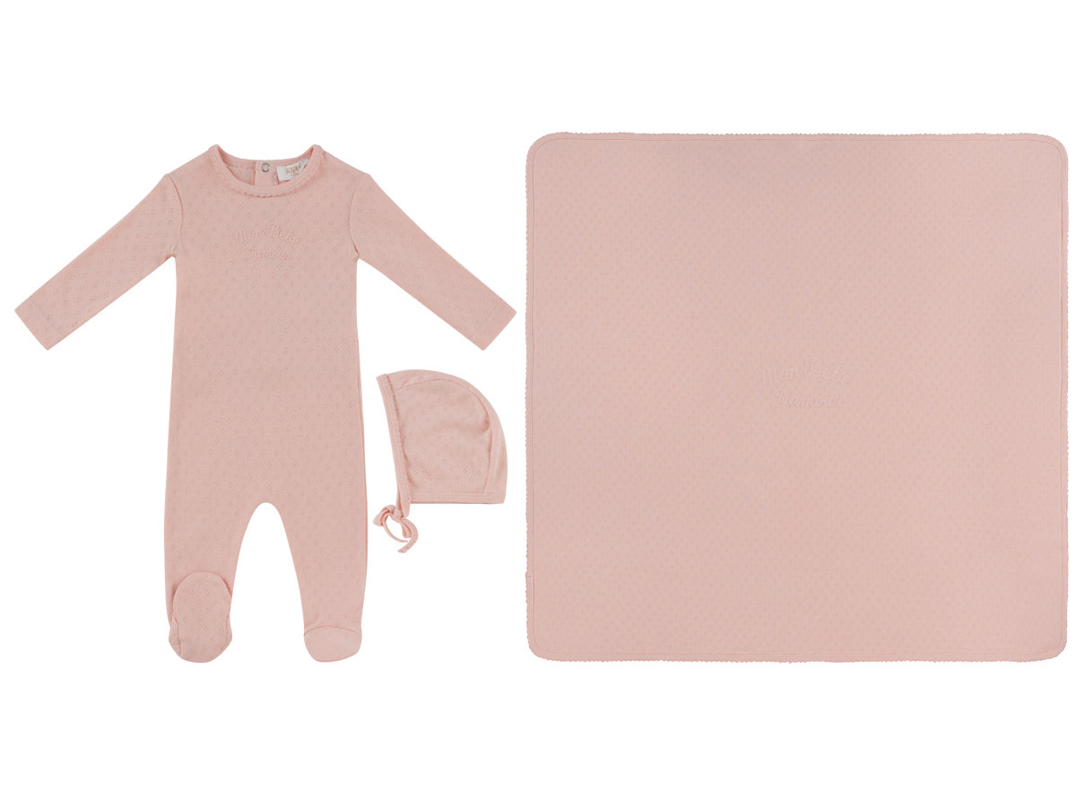 Kipp Rose Mon Bebe Footie Set