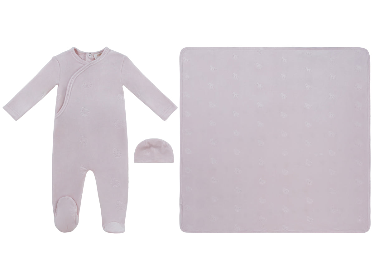 Kipp Pink Whinny Footie Set