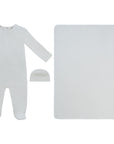 Kipp White Whinny Footie Set