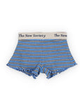 The New Society Midnight Stripes Baby Shorts Set