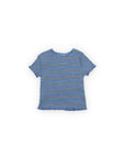 The New Society Midnight Stripes Baby Shorts Set