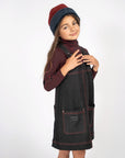 Kix Denim Stitch Jumper With Turtleneck