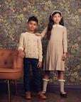 Teela Beige Cable Blazer
