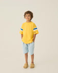 The Campamento Bicolor Bands Yellow T-Shirt