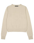 Urban Edge Tone On Tone Off White Sweater