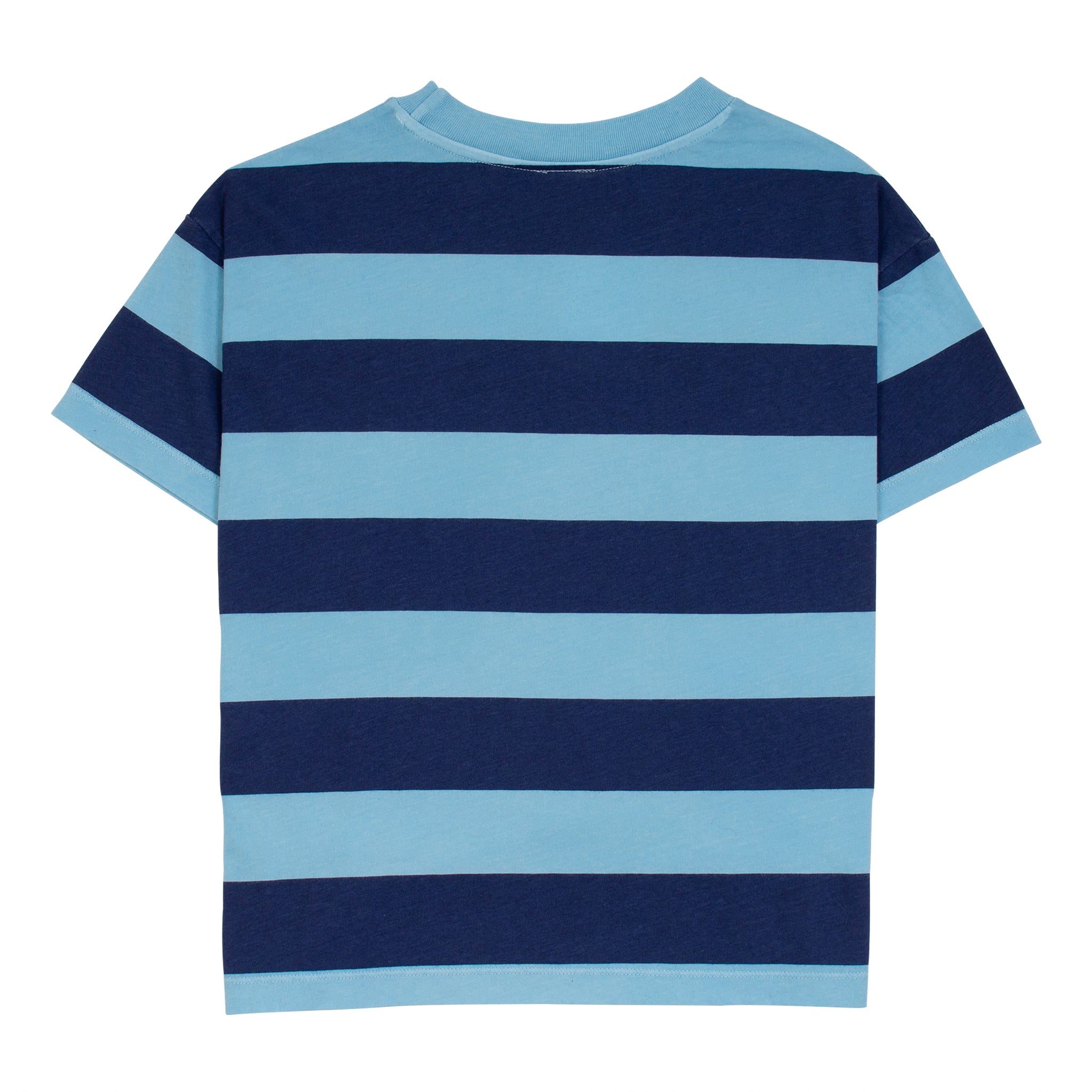 Wynken Turquoise Wide Stripe T-Shirt