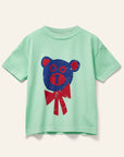 Wynken Pale Green Bear Kite Tee