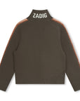Zadig & Voltaire Khaki Knit Sweatshirt