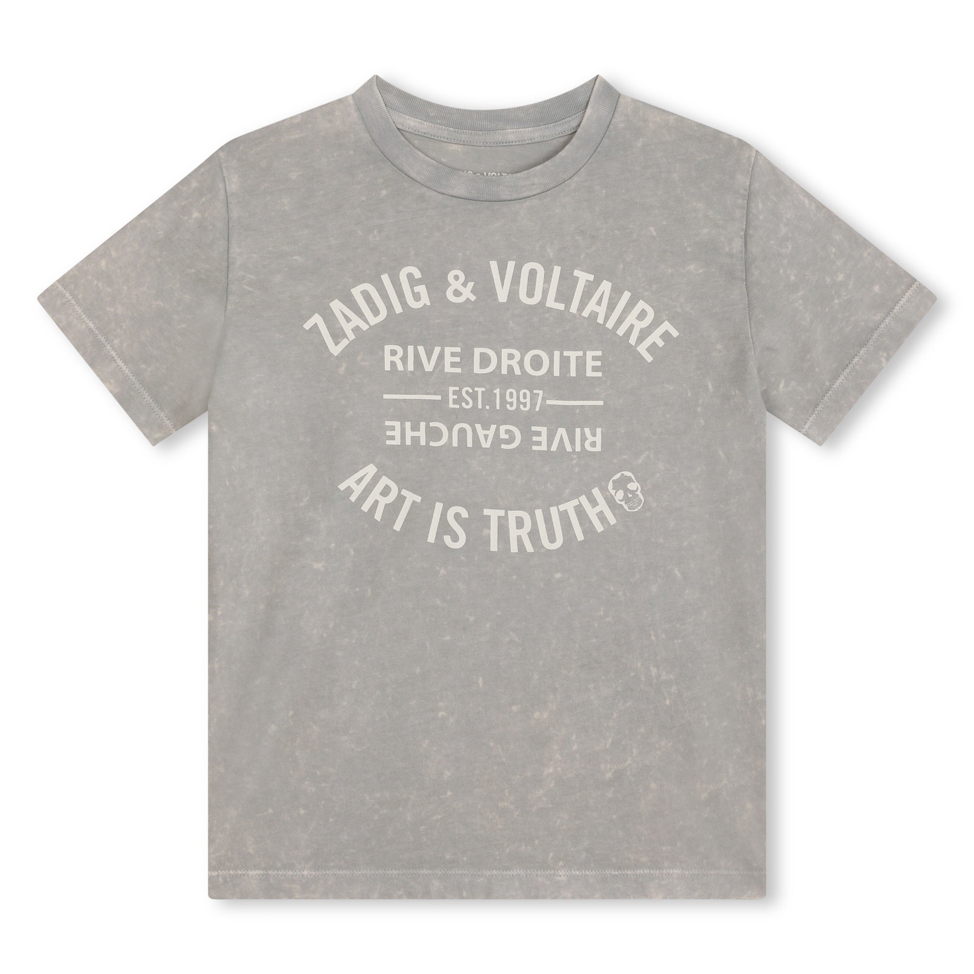 Zadig &amp; Voltaire Light Grey Logo T-Shirt