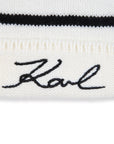 Karl Lagerfeld Chalk Signature Beanie