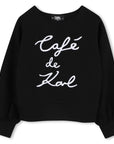 Karl Lagerfeld Black Cafe Sweatshirt