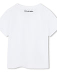 Karl Lagerfeld White Graphic T-Shirt