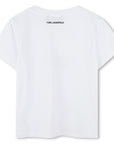 Karl Lagerfeld White Graphic Tee