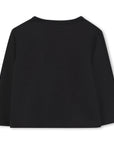 Karl Lagerfeld Baby Girl Pink Glasses Graphic Long Sleeve