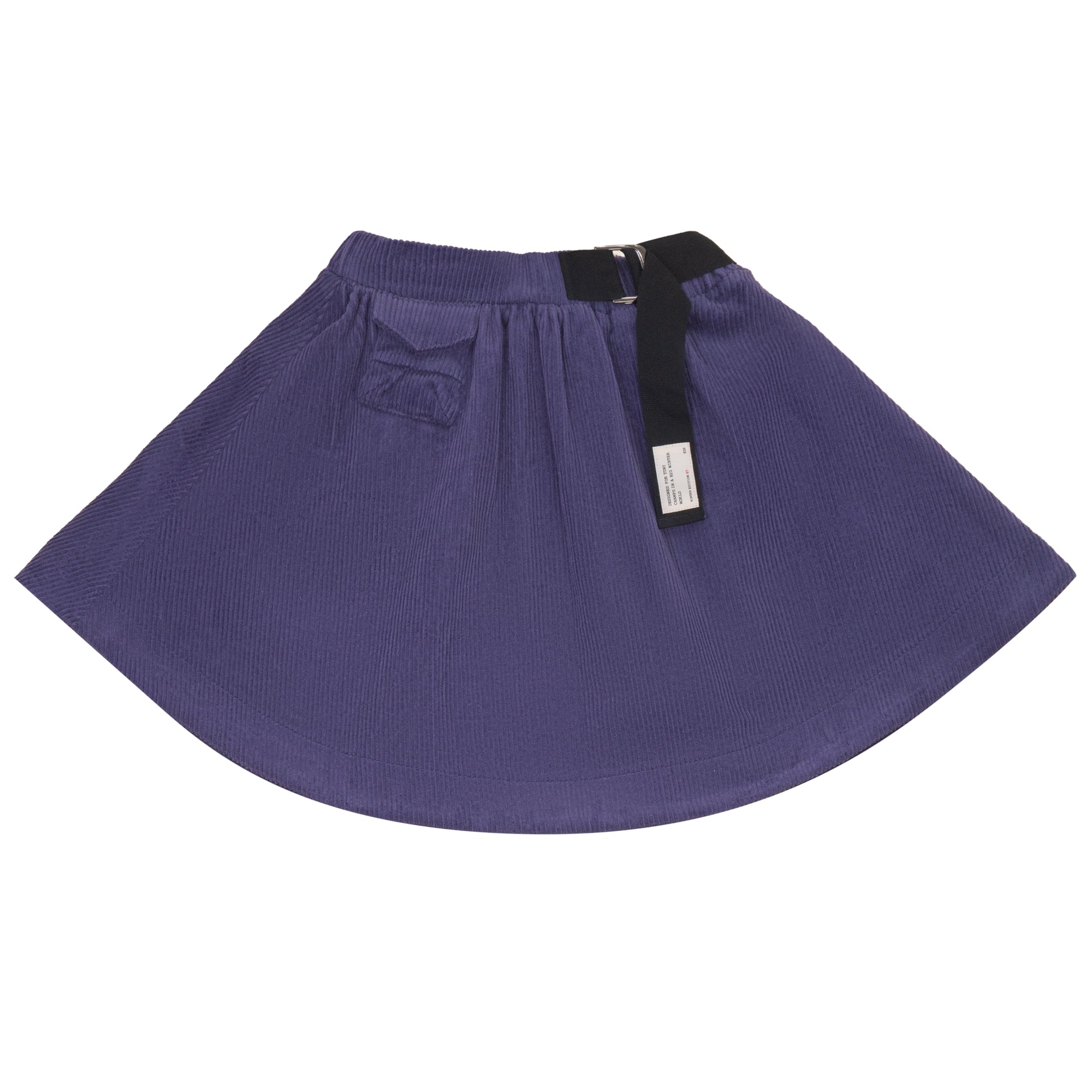 Calla Lili Purple Corduroy Skirt