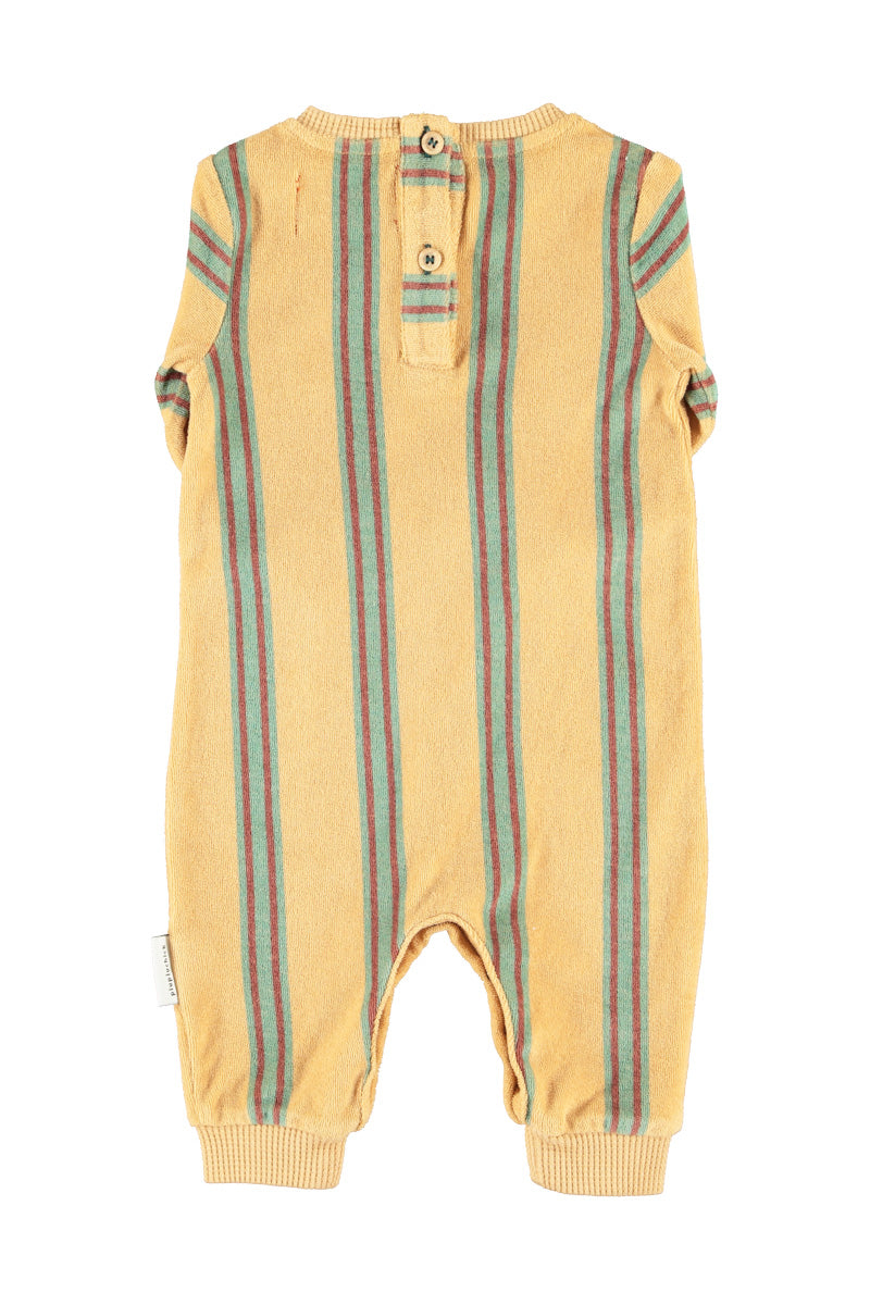 Piupiuchick Terry Cotton Striped Baby Jumper