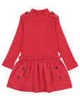 Bopop Red Snap Dress