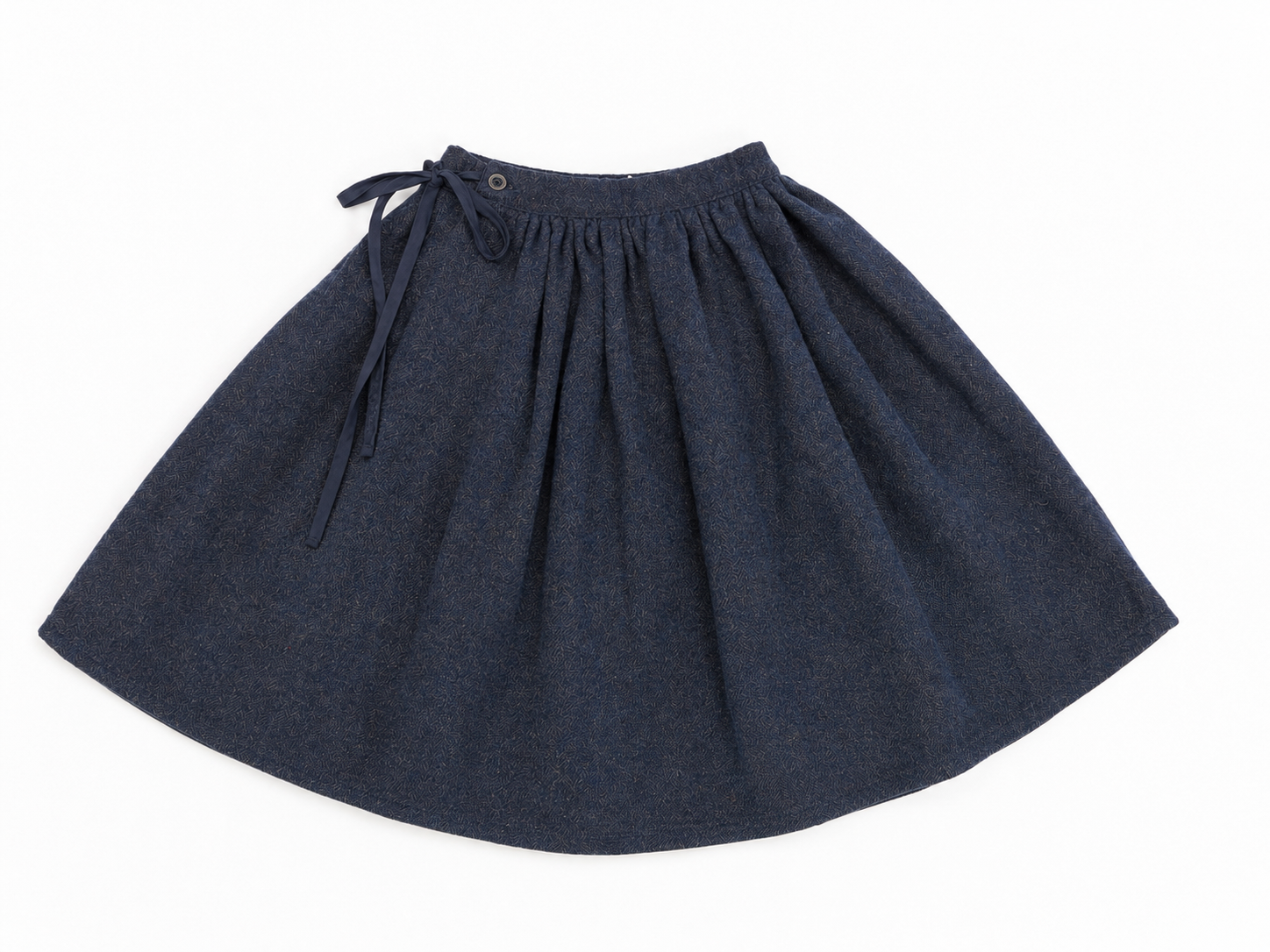 Calla Lili Blue Wrap Skirt