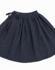 Calla Lili Blue Wrap Skirt