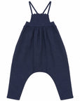 Calla Lili Blue Baby Girl Romper With Embroidery