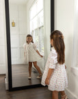 Mode Avant Paris Soft Pink Tiered Floral Dress