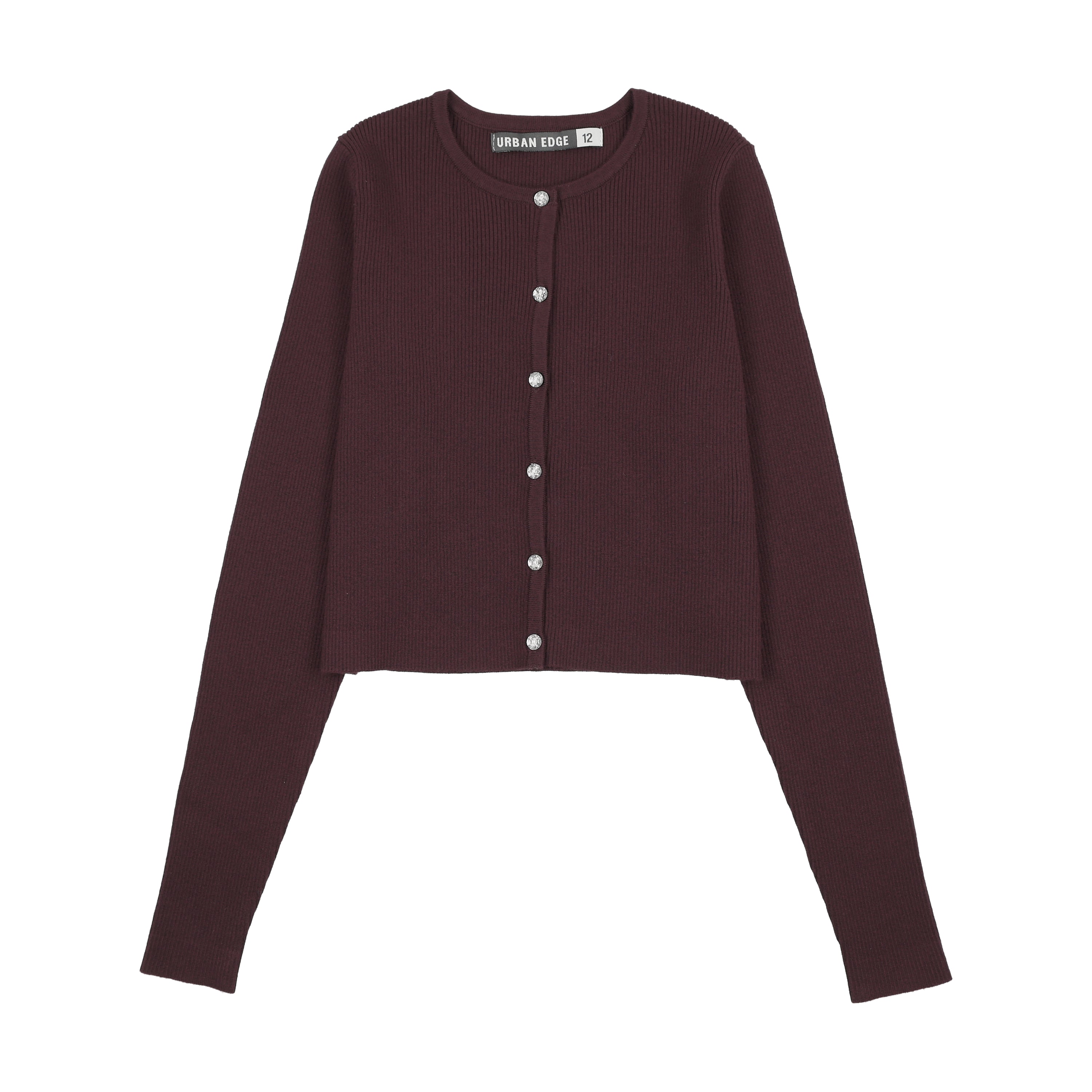 Urban Edge Mulberry Knit Cardigan