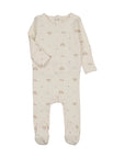 Lilette Pink Rosebud Footie + Hat
