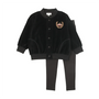 Bopop Embroidered Crown Boys Shabbos Set